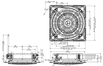 360-kasetės-7.1kW-su kvadratine-panele-brėžinys